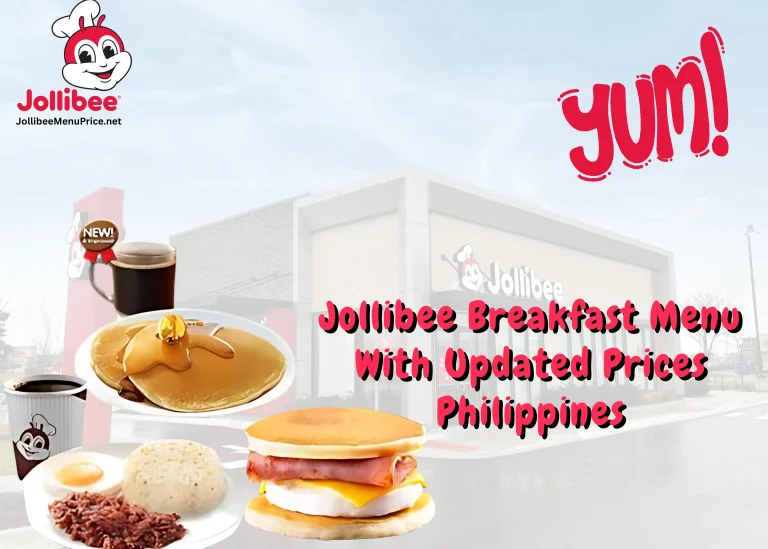 Jollibee Breakfast Menu With Updated Prices 2025 Philippines
