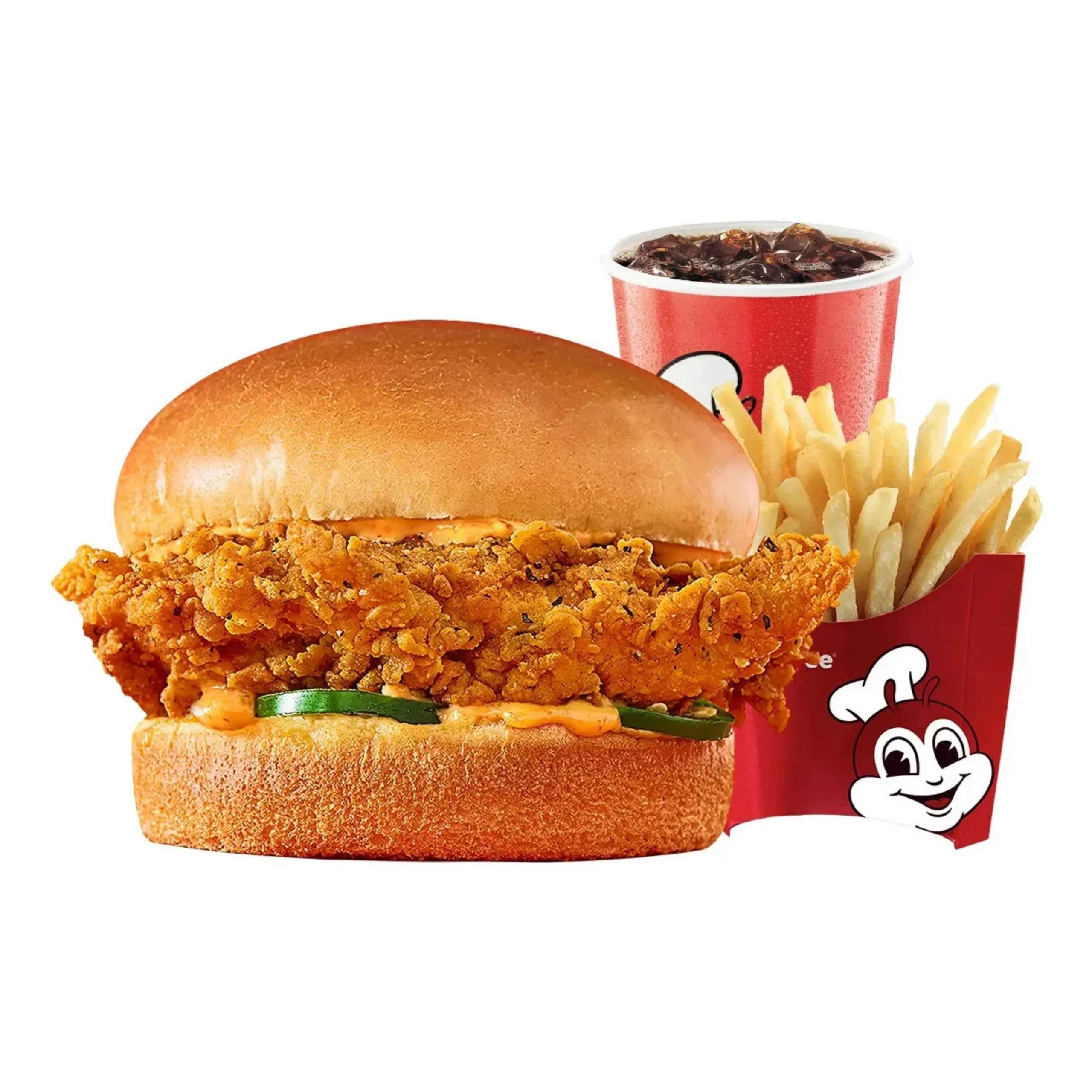 Spicy Chicken Sandwich with a side & Drink