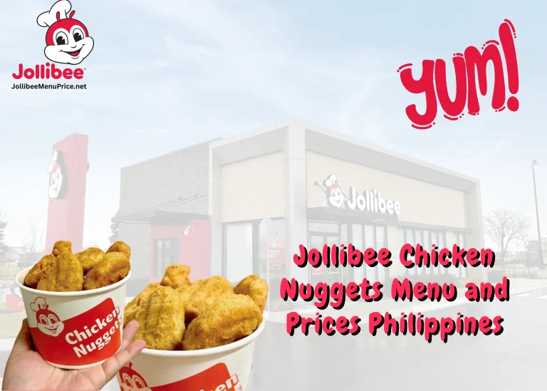 Jollibee Chicken Nuggets Menu and Prices Philippines