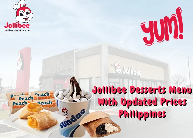 Jollibee Desserts Menu With Updated Prices 2025 Philippines