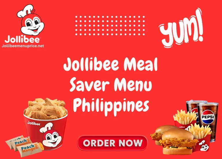 Jollibee New Jolly Meal Savers Menu With Prices 2025